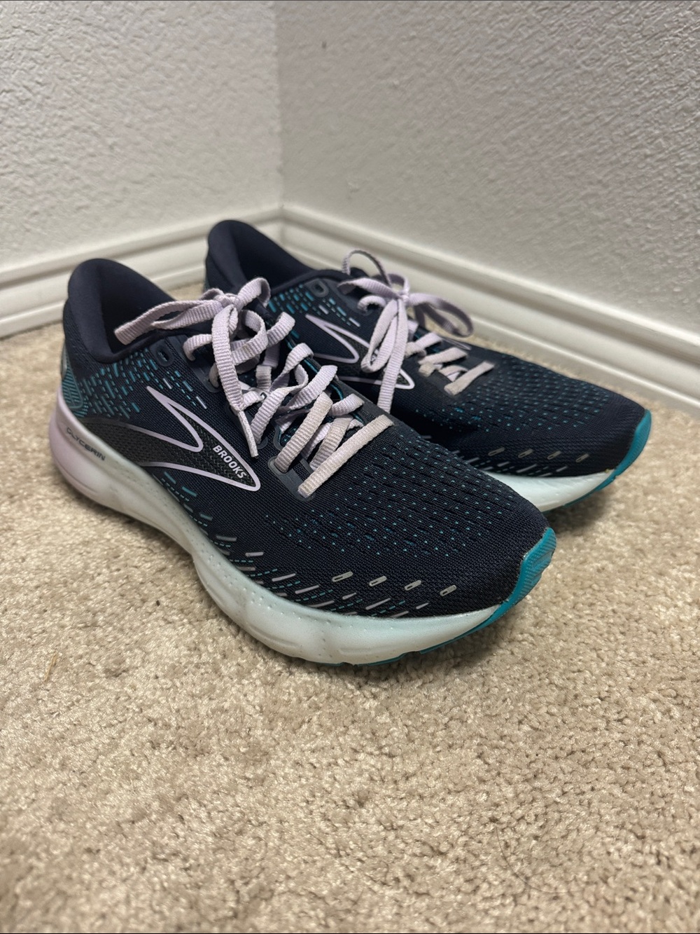 Brooks Women’s Navy, Teal & Pale Lilac Running Shoes